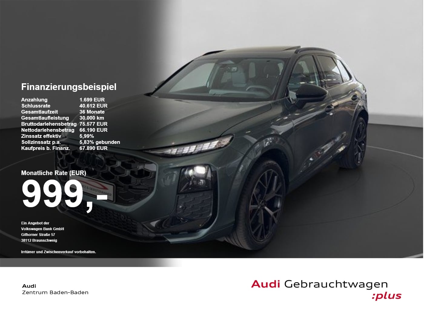 Audi Q3 TFSI quattro TechPlus**Digital Matrix*Pano