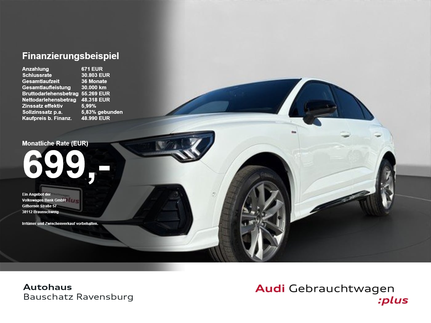 Audi Q3 SB S line 35 TDI ACC*Kamera*2 S line
