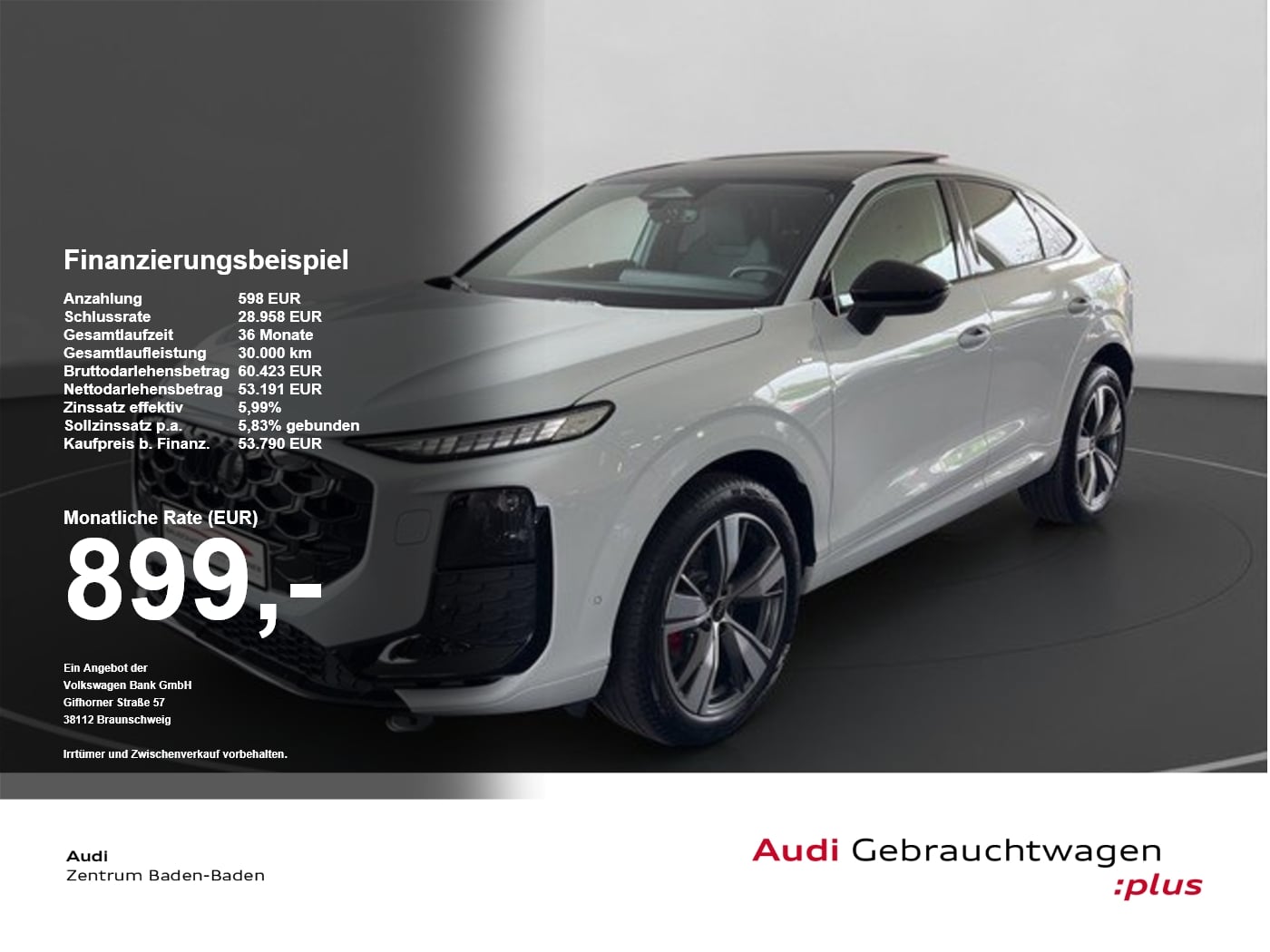 Audi Q3 Sportback TFSI Tech+MMI Plus*Pano*S line