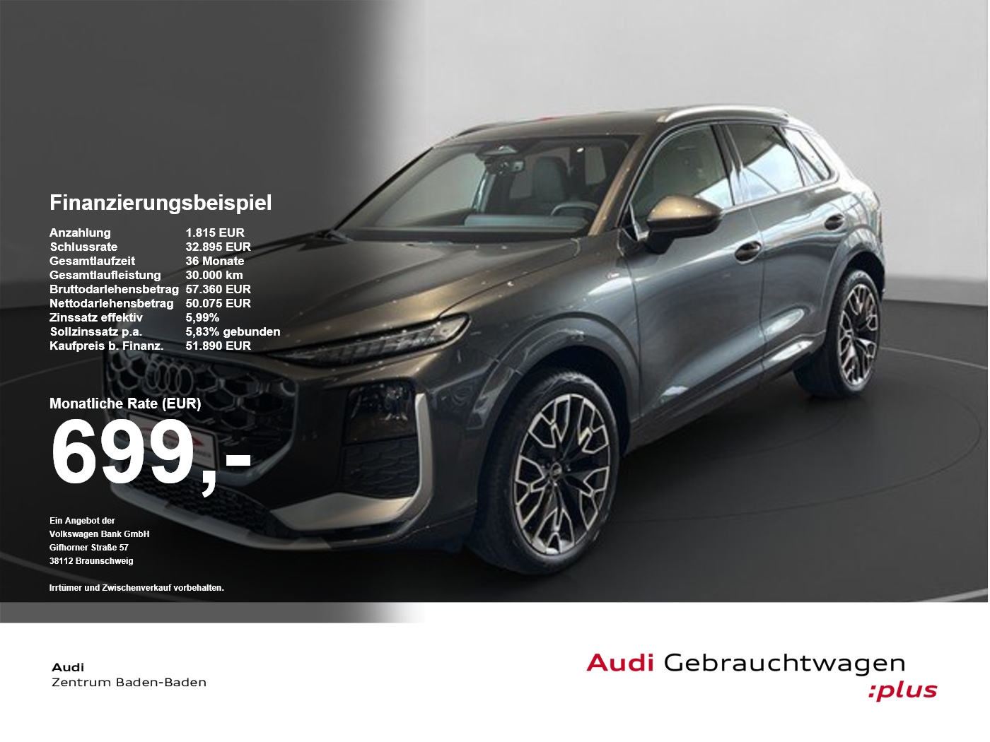 Audi Q3 SUV TDI S tronic AHK*S line*TechPlus