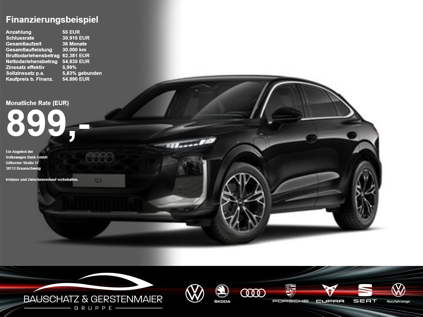 Audi Q3 SB e-hybrid TechPlus*LED*S Line