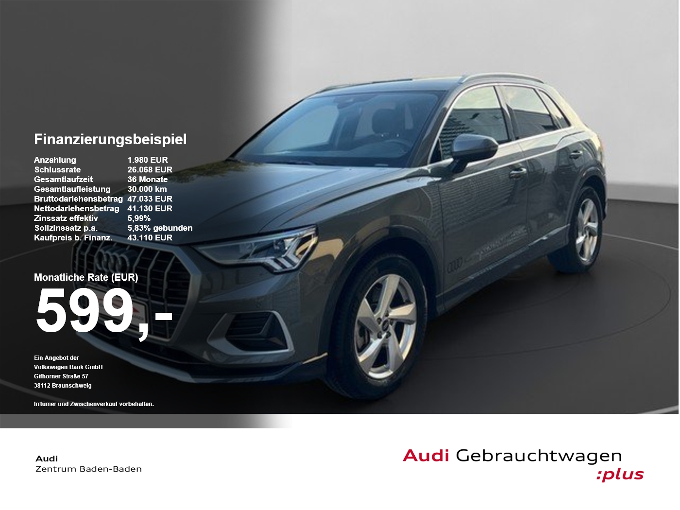 Audi Q3 advanced 40 TFSI quattro