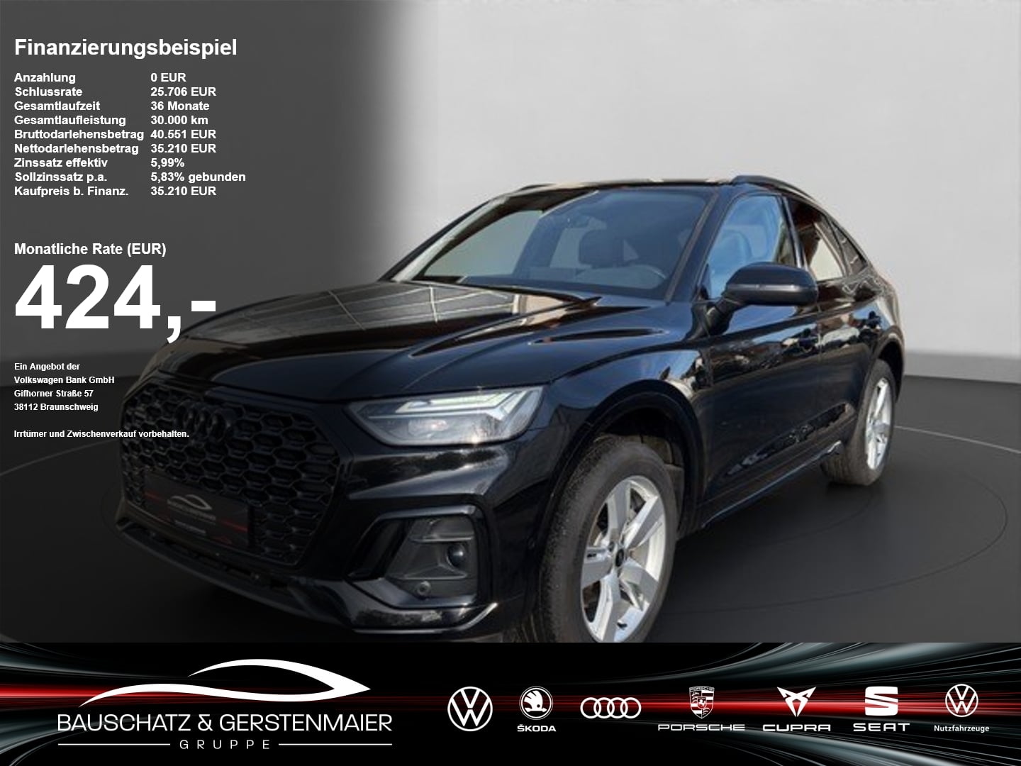 Audi Q5 Sportback 50 TDI quattro S line NAVI*OPTIK