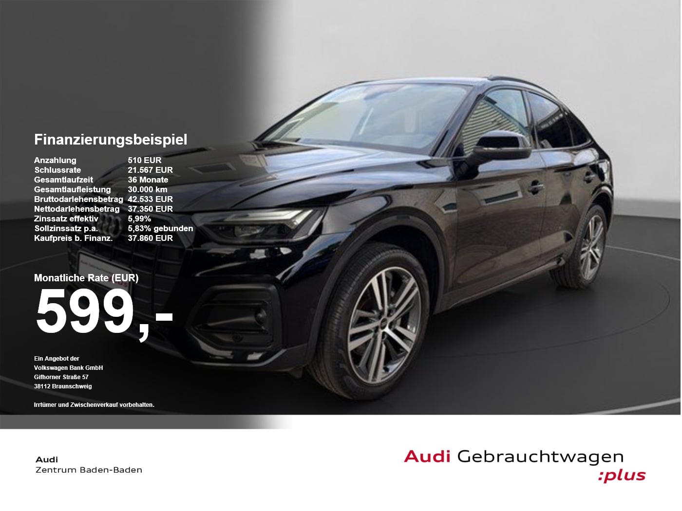 Audi Q5 Sportback 50 TFSI e quattro advanced *PANO* SHZ