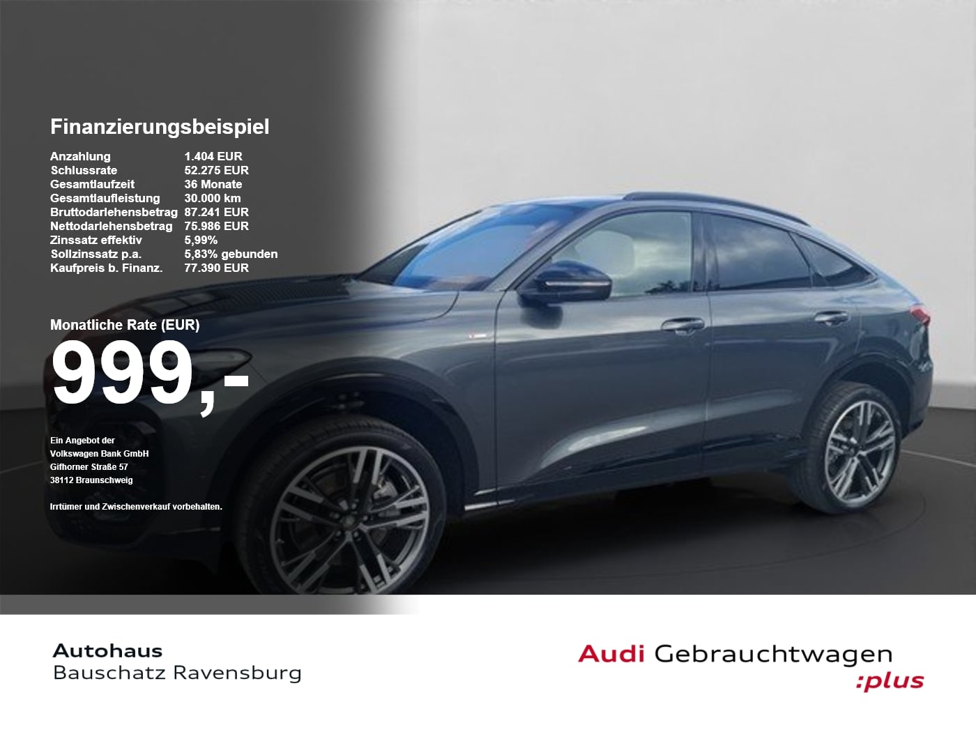 Audi Q5 Sportback TDI quattro edition one*Pro*AHK*