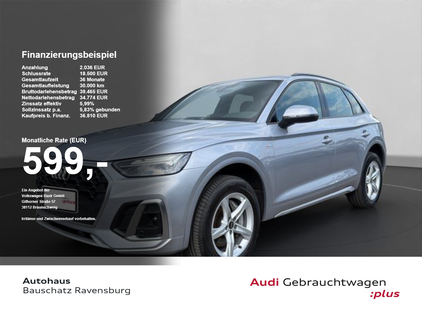 Audi Q5 50 TFSI e quattro S line *LED*RFK*PANO*NAVI* PDC