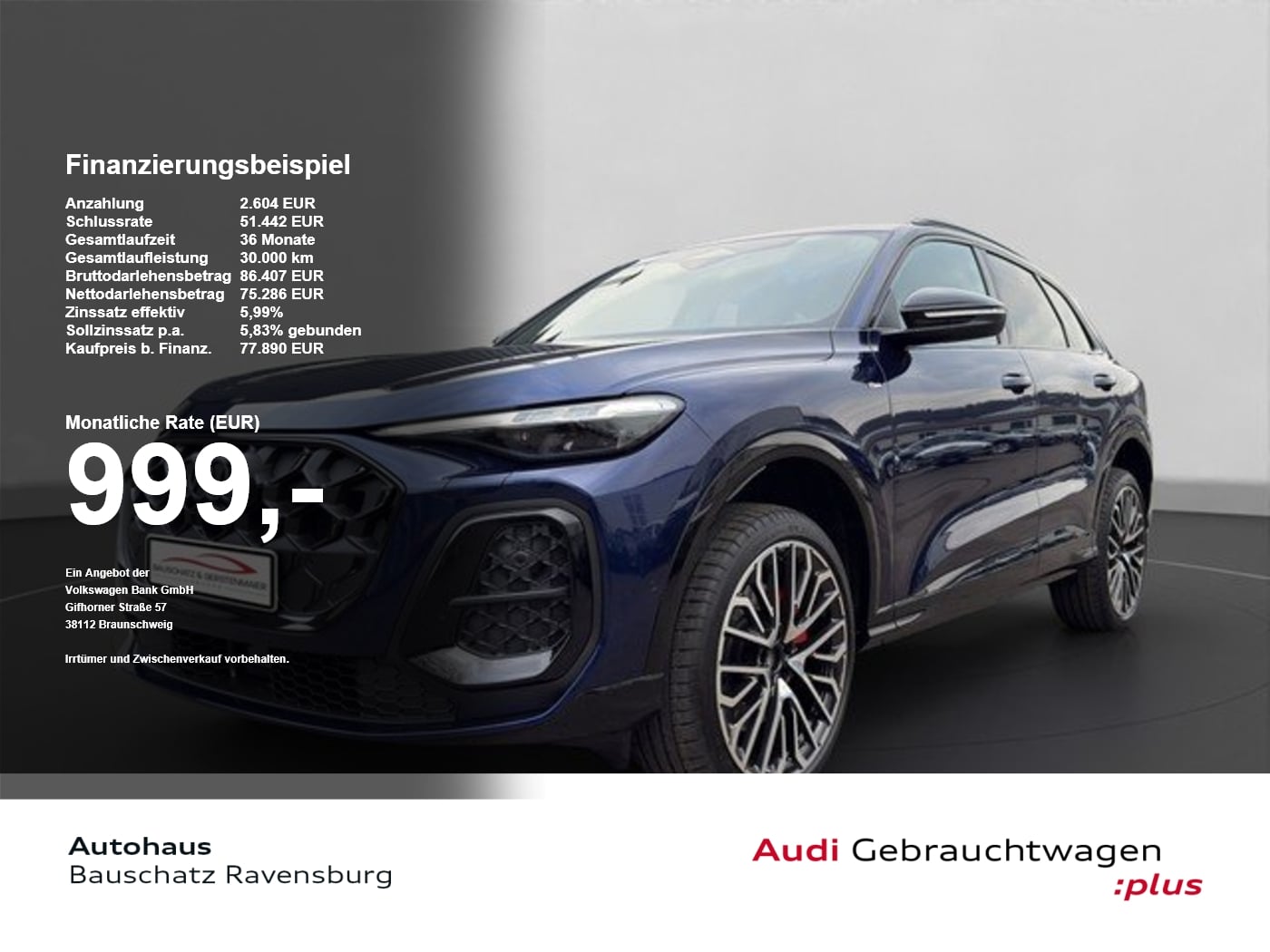 Audi Q5 SUV TDI quattro edition one*TechPro*S line