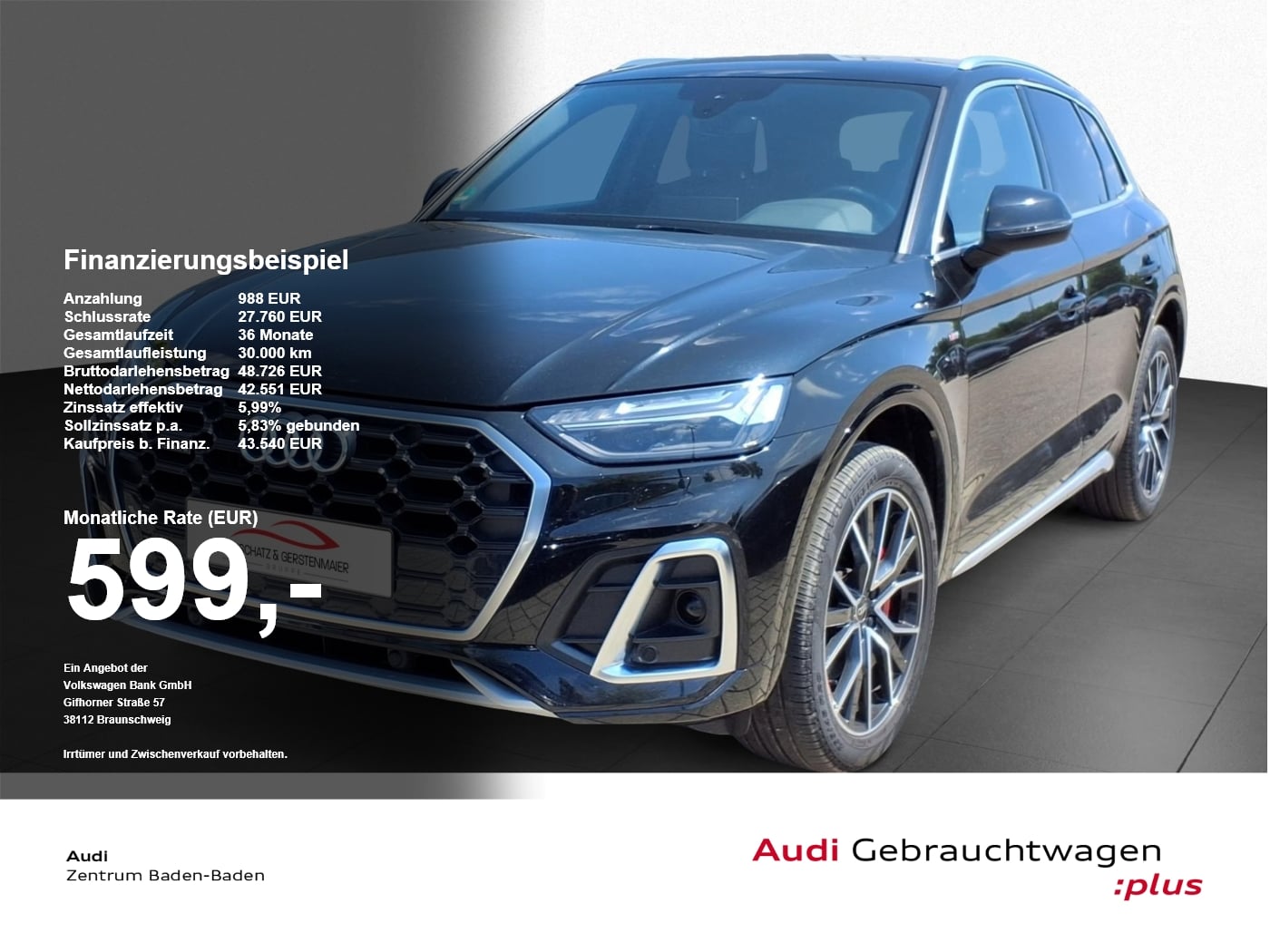 Audi Q5 50 TDI quattro S line NAVI*AHK*MATRIX*KAMERA PDC