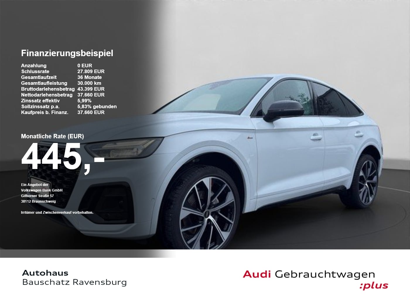Audi Q5 Sportback 40 TDI quattro S tronic S line LED Virtual