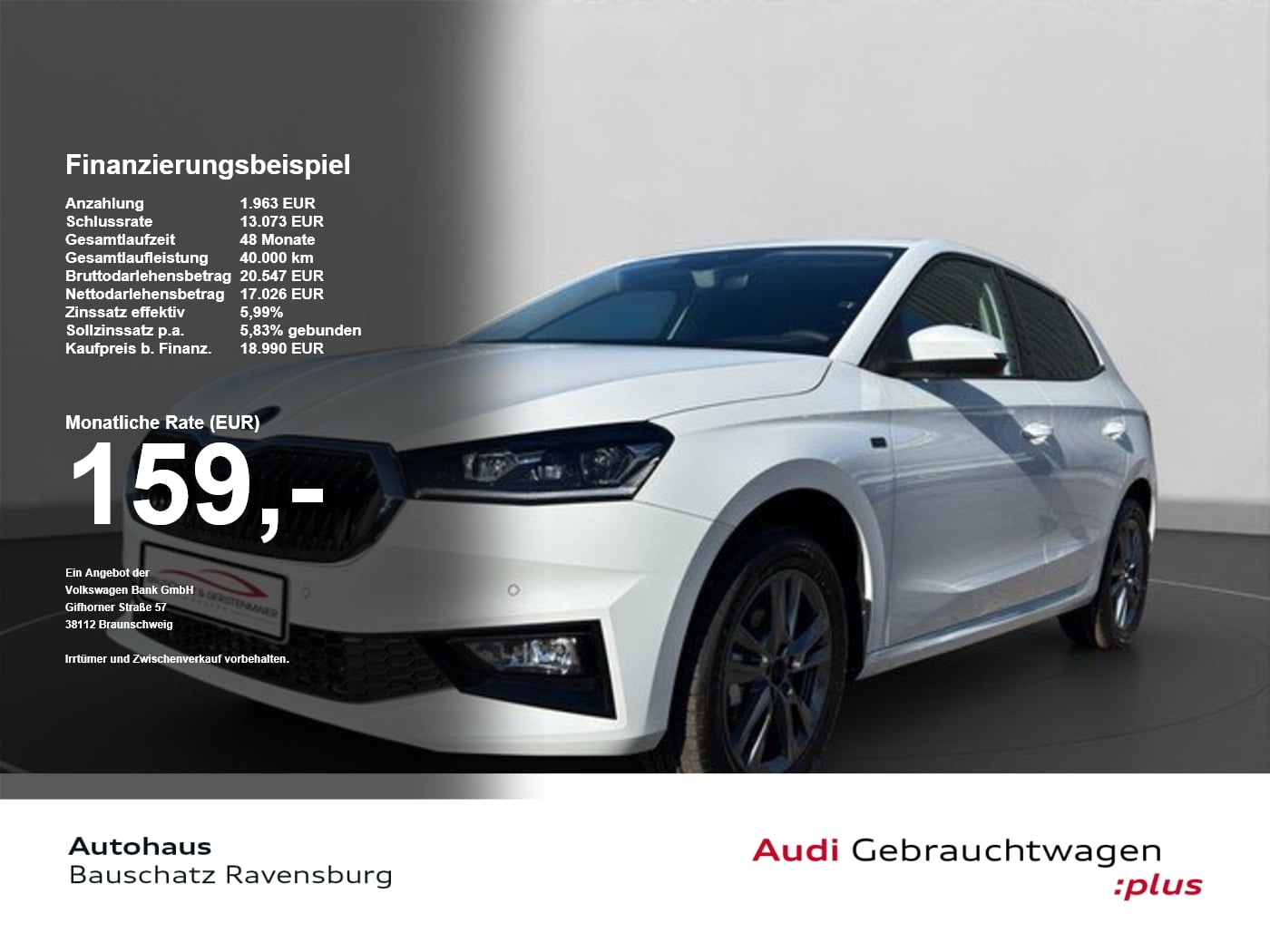 Skoda Fabia Tour 1.0 TSI 70 kW 5-Gang
