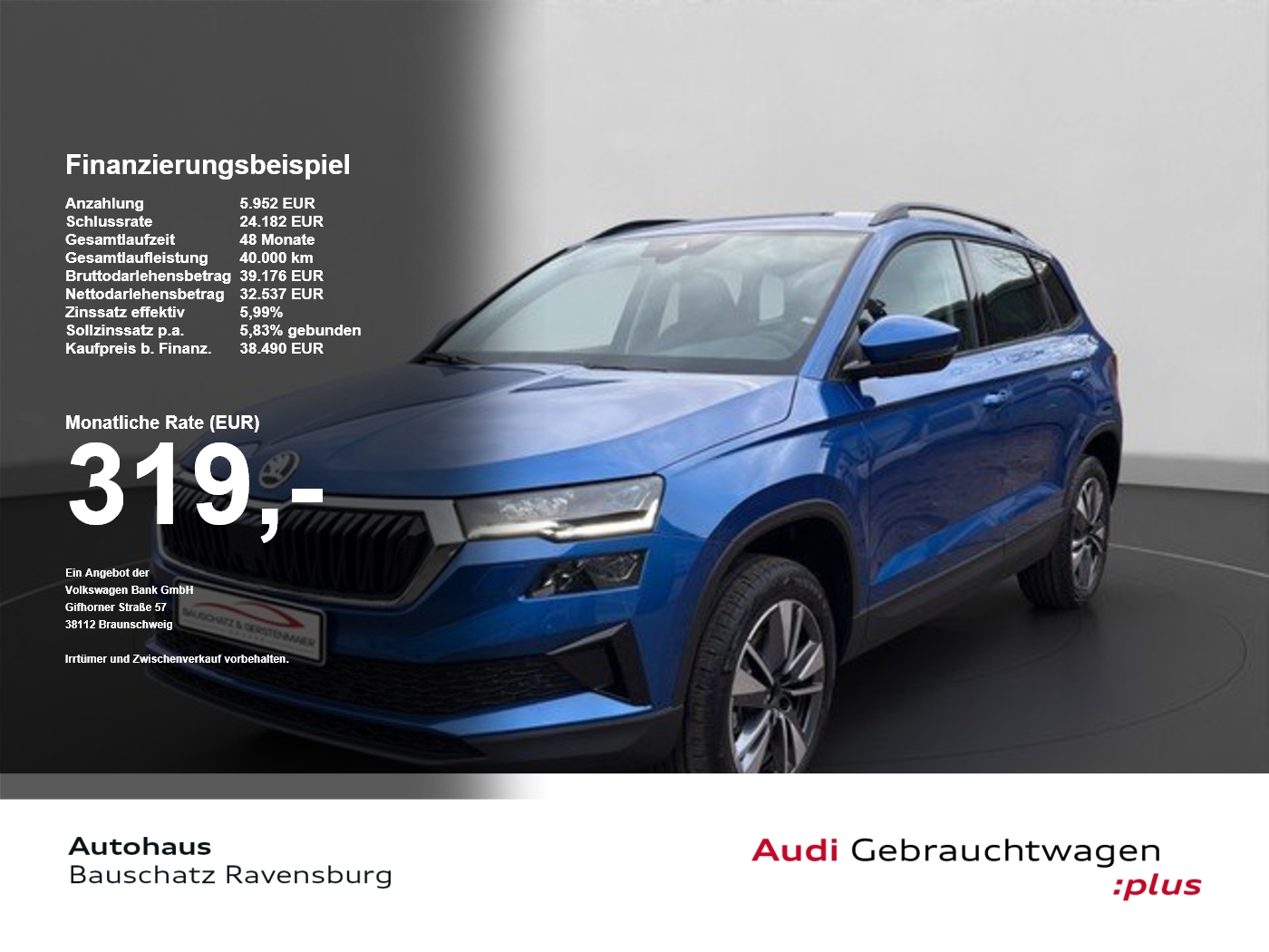 Skoda Karoq Balance 1.5 TSI 110 kW 7-Gang-DSG