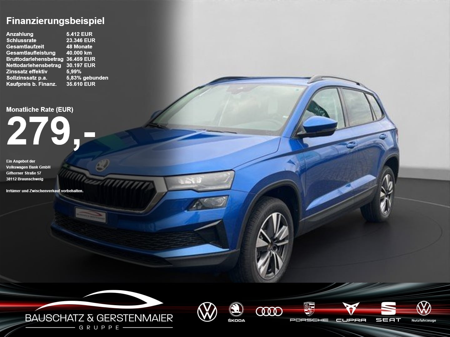 Skoda Karoq 1.5 TSI Balance *AHK*NAVI*MATRIX*KAMERA* AHK Navi PDC SpurH