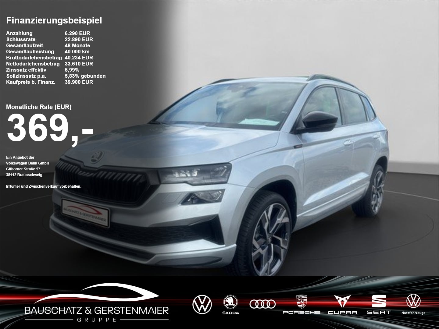 Skoda Karoq Sportline 1.5 TSI 110 kW 7-Gang-DS
