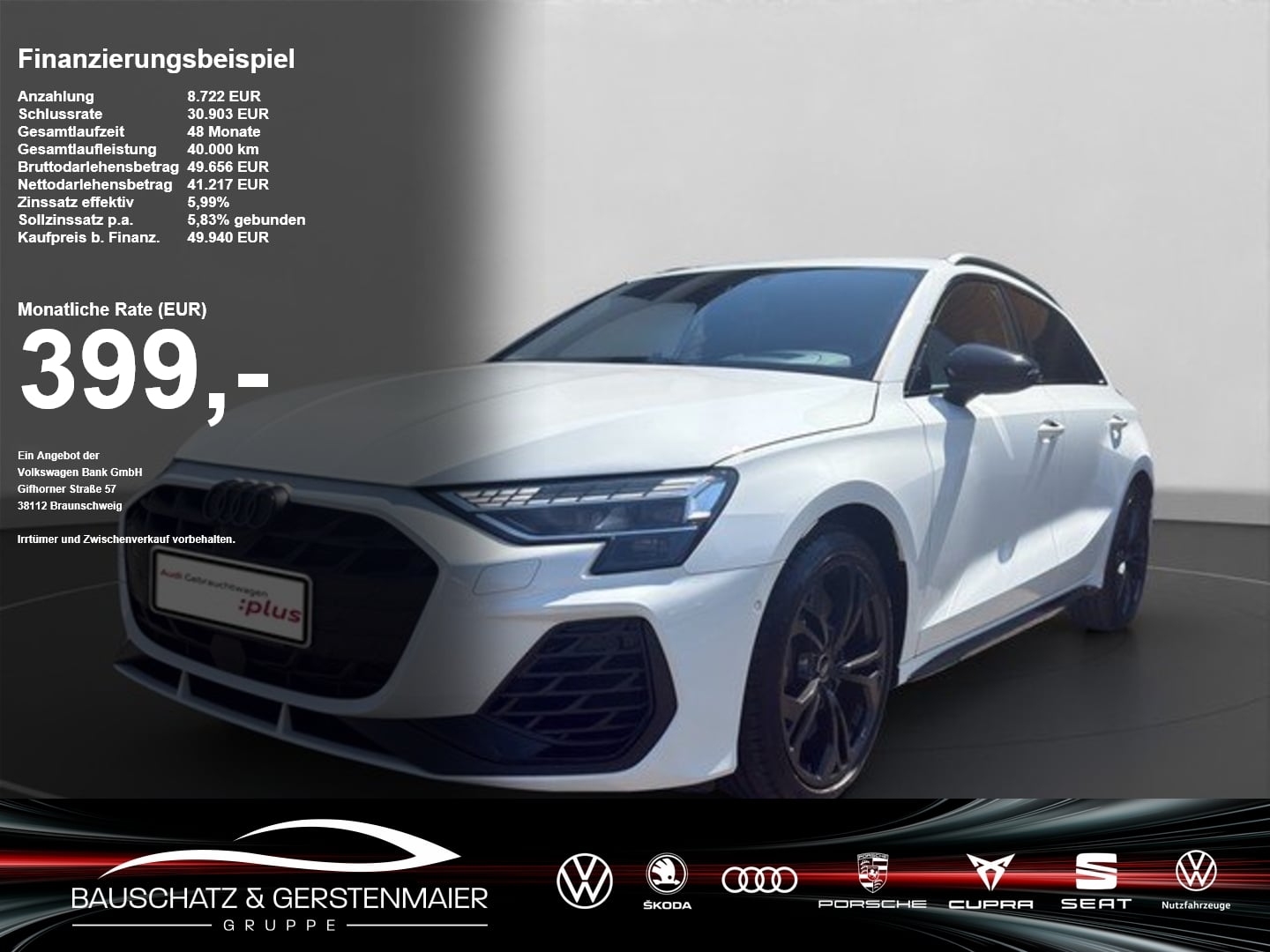 Audi S3 Sportback 2.0 TFSI quattro MATRIX*SONOS*OPTIK