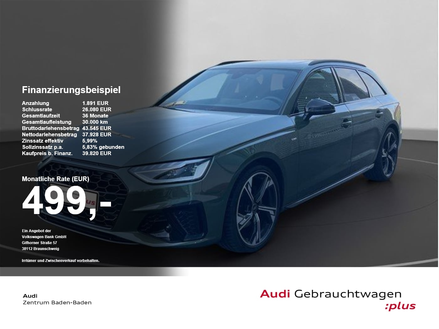 Audi A4 Avant S line 35 TFSI