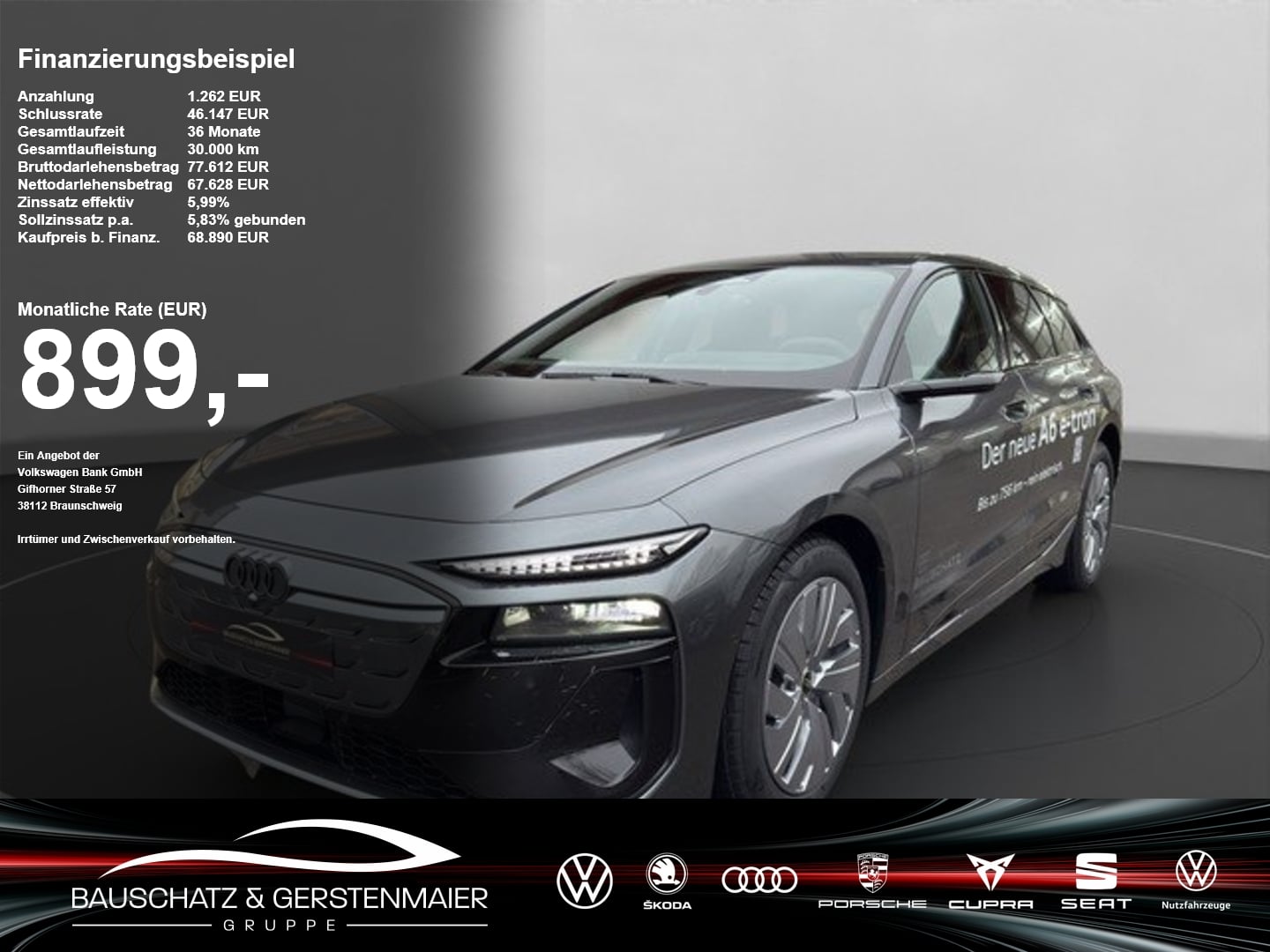Audi A6 Avant e-tron performance TechPluls*B&O