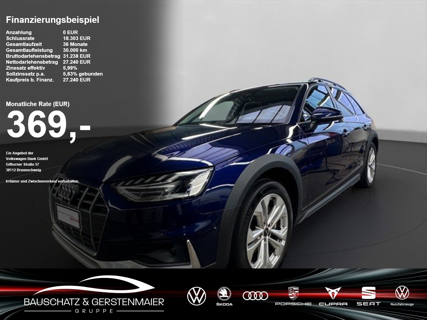 Audi A4 Allroad quattro 40 TDI MATRIX*STHZ*PANO*SOUND PDC
