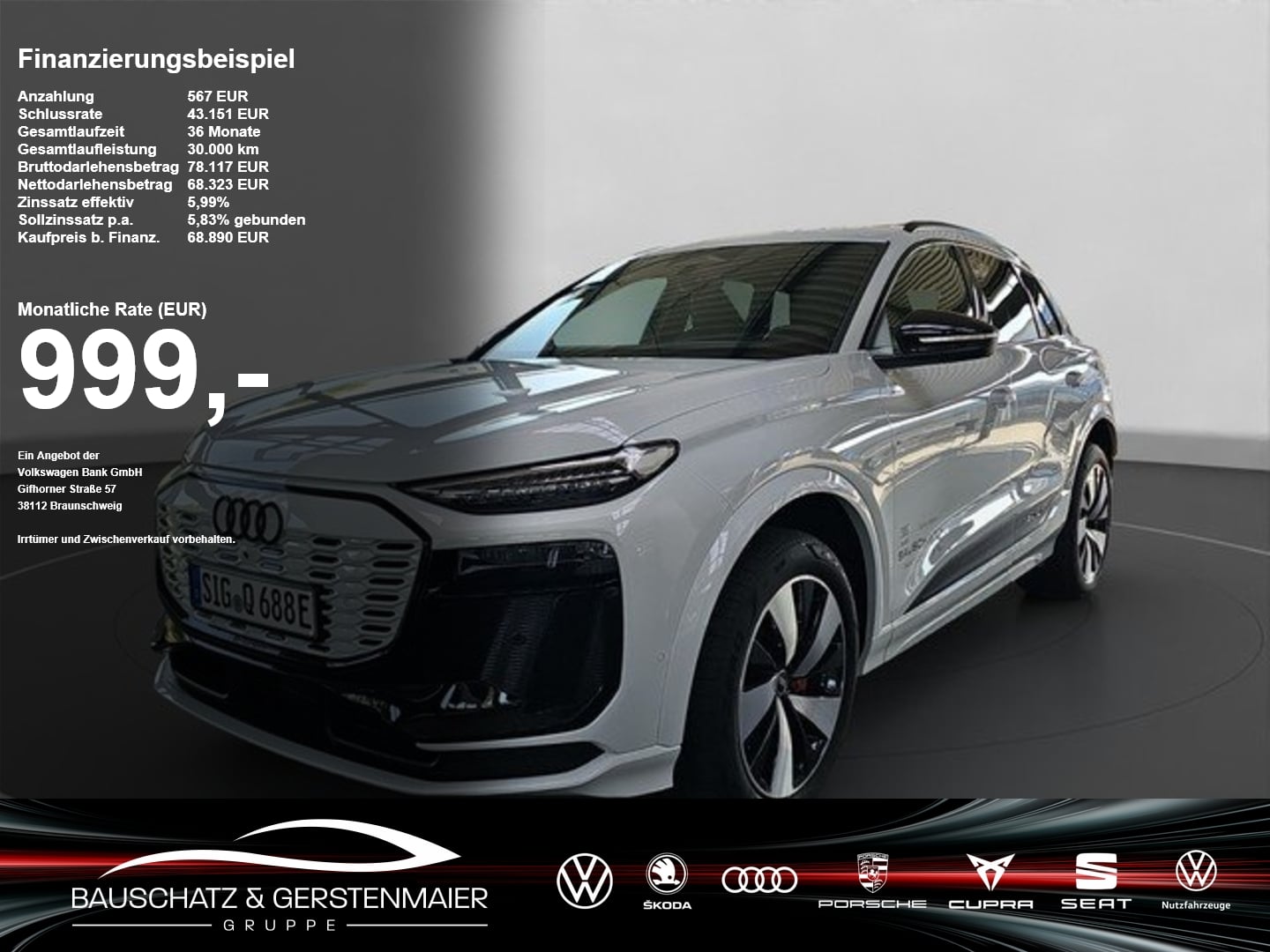 Audi Q6 e-tron quattro Pano*Matrix*B&O*TechPro