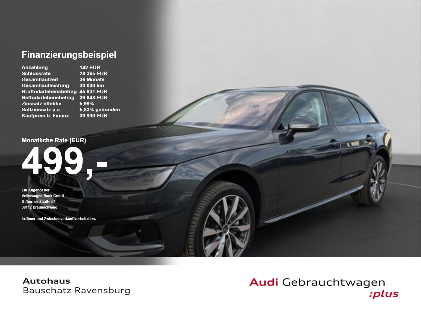 Audi A4 Avant advanced 40 TDI