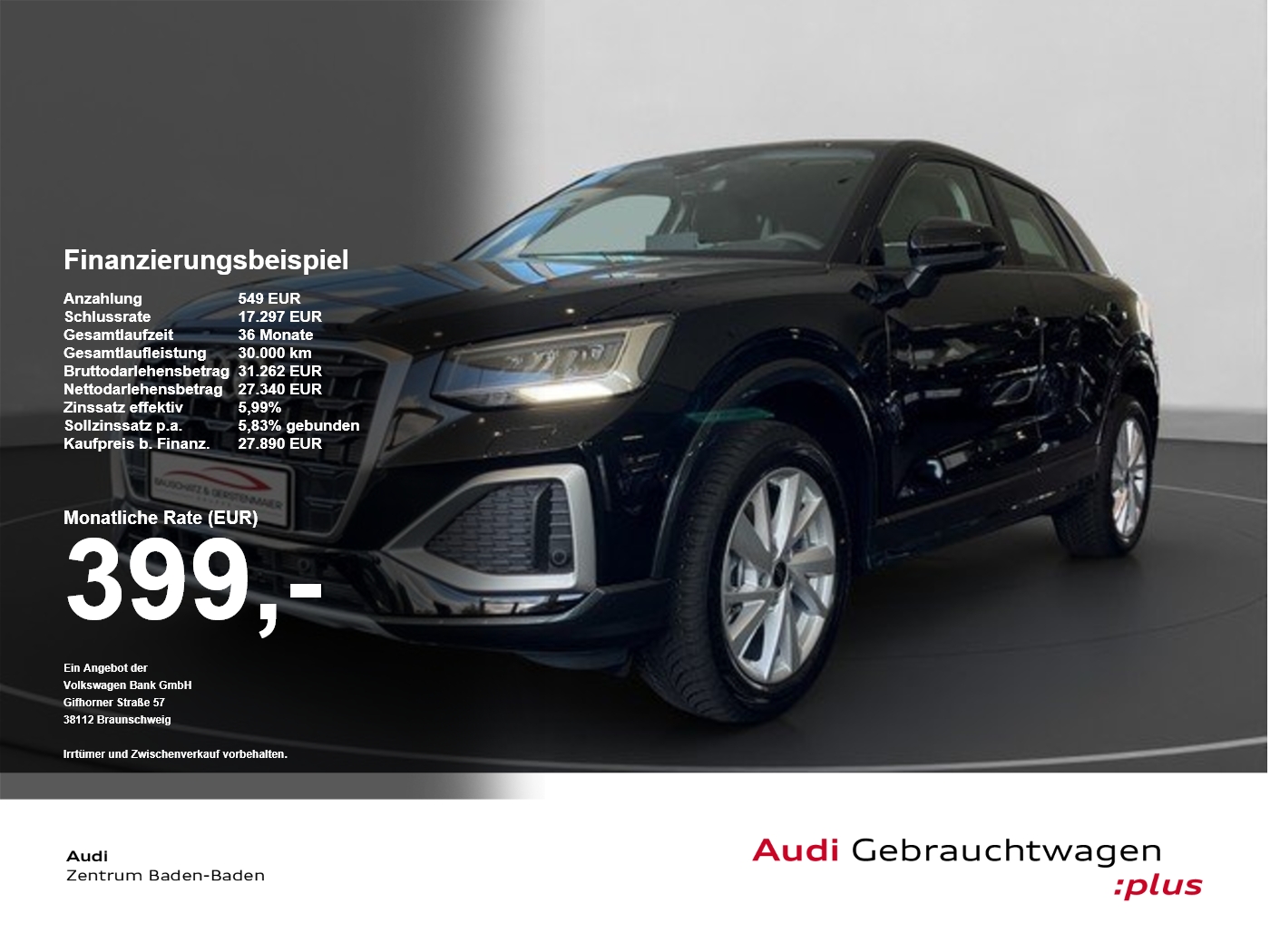 Audi Q2 advanced 30 TFSI Kamera*Carplay
