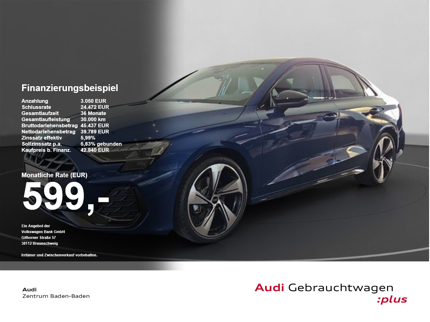Audi A3 Limousine 35 TFSI S tronic S line *MATRIX*