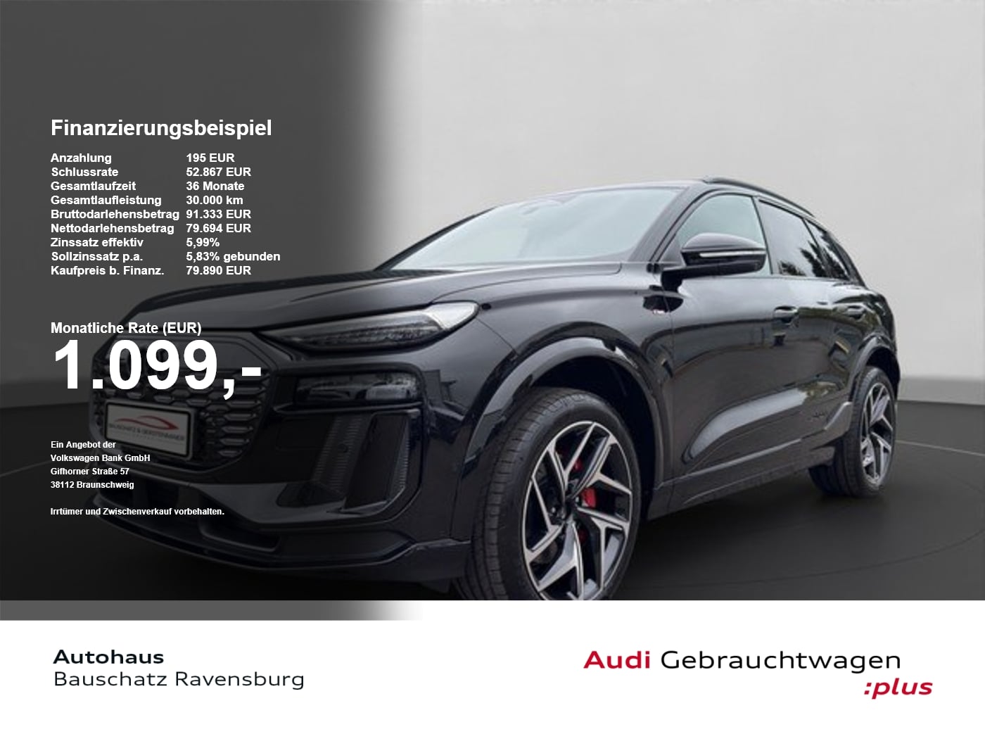 Audi Q6 SUV e-tron quattro TechPro*Head-Up*B&O