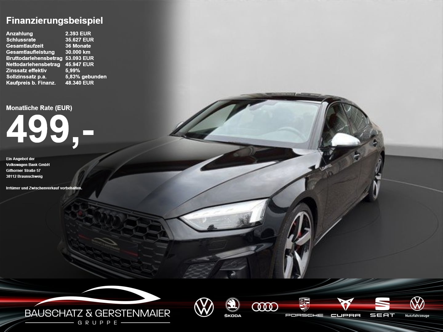 Audi S5 Sportback 3.0 TDI quattro MATRIX*PANO*SOUND