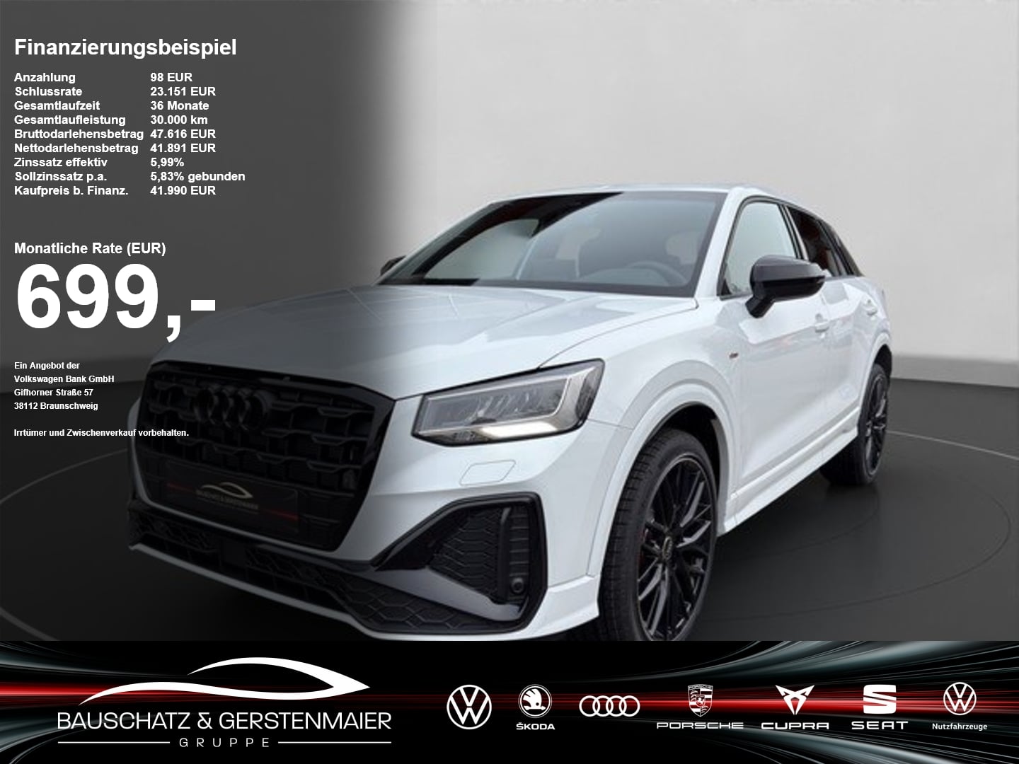 Audi Q2 35 TFSI S tronic S line