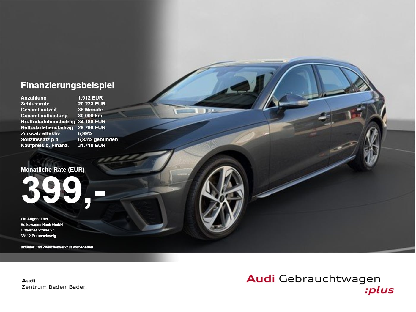 Audi A4 Avant 40 TDI quattro S line *LED*AHK*ACC*SZH*