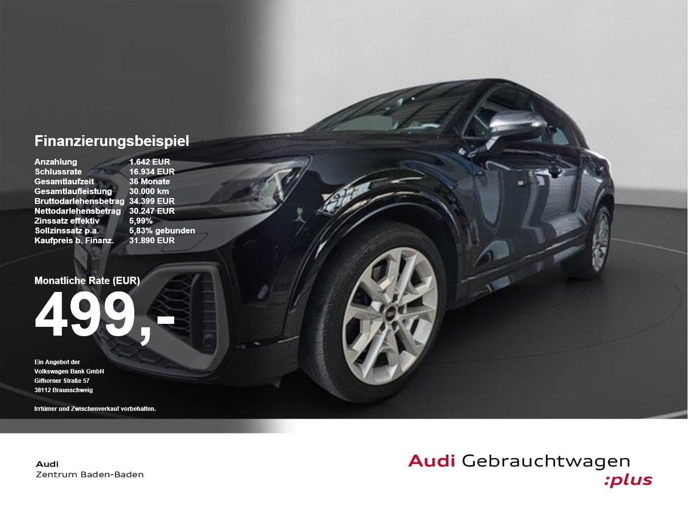Audi SQ2 2.0 TFSI quattro *AHK*LEDER*SH*NAVI*MATRIX* AHK MATRIX Navi ACC