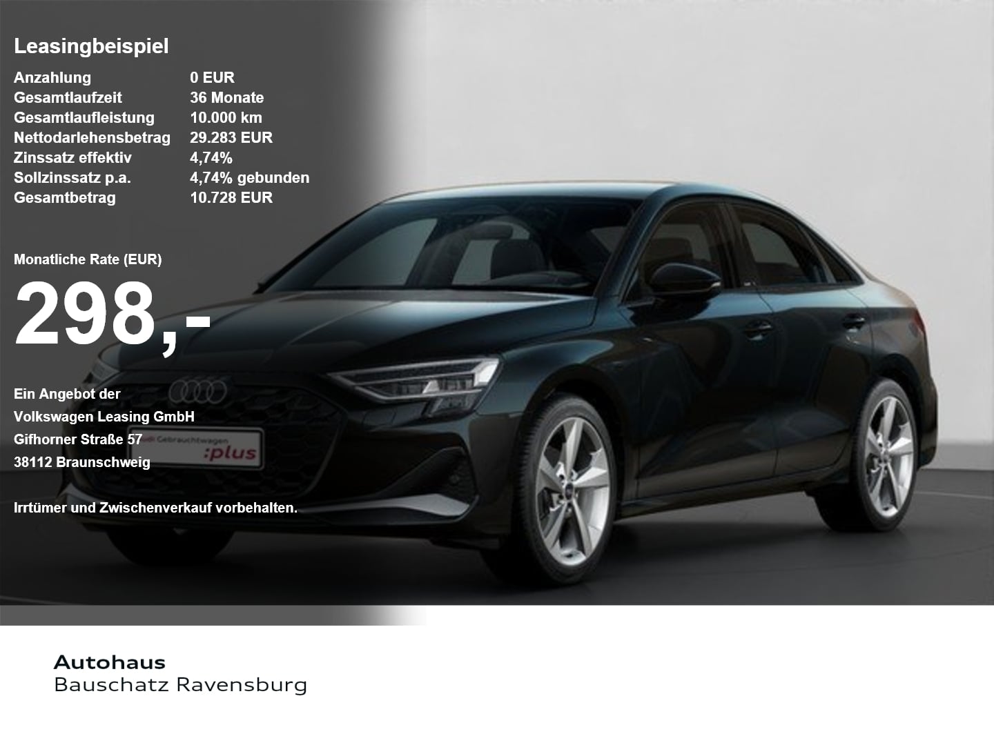 Audi A3 Limousine TFSI 110 kW advanced *LED*RFK*ACC*