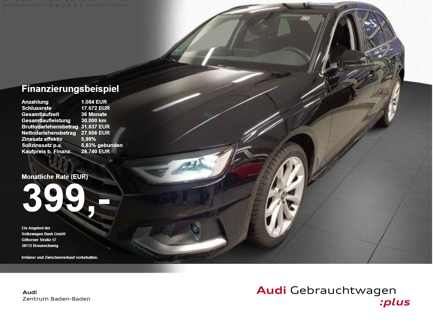 Audi A4 Avant 35 TFSI advanced *NAVI*VIRTUAL*ACC*SZH* PDC