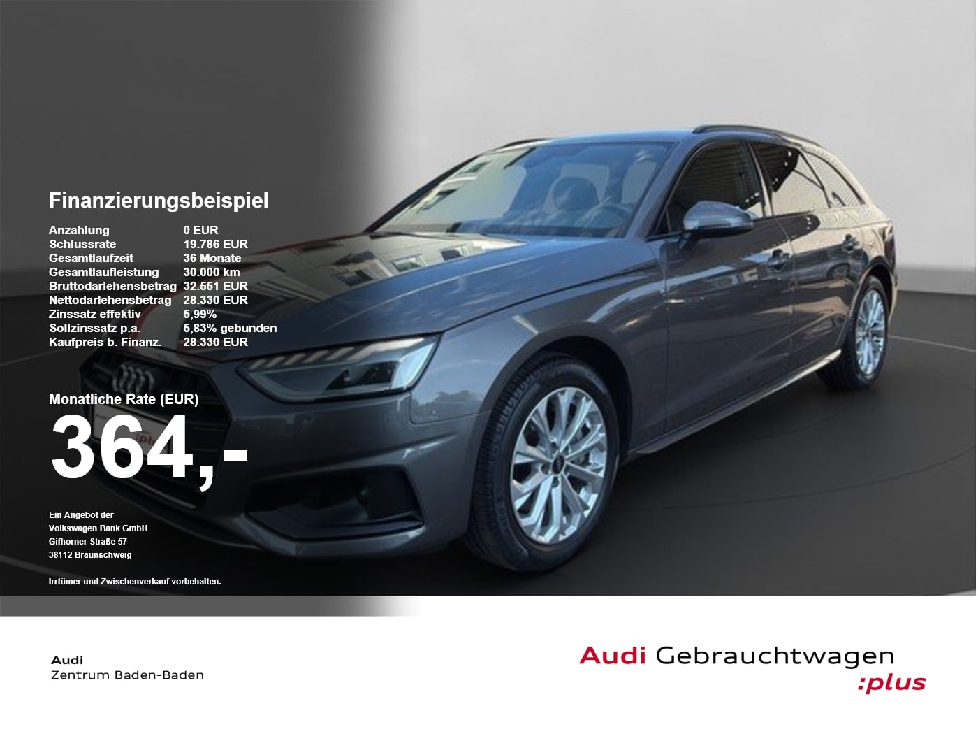 Audi A4 Avant 40 TFSI quattro advanced *LED*RFK*PDC*