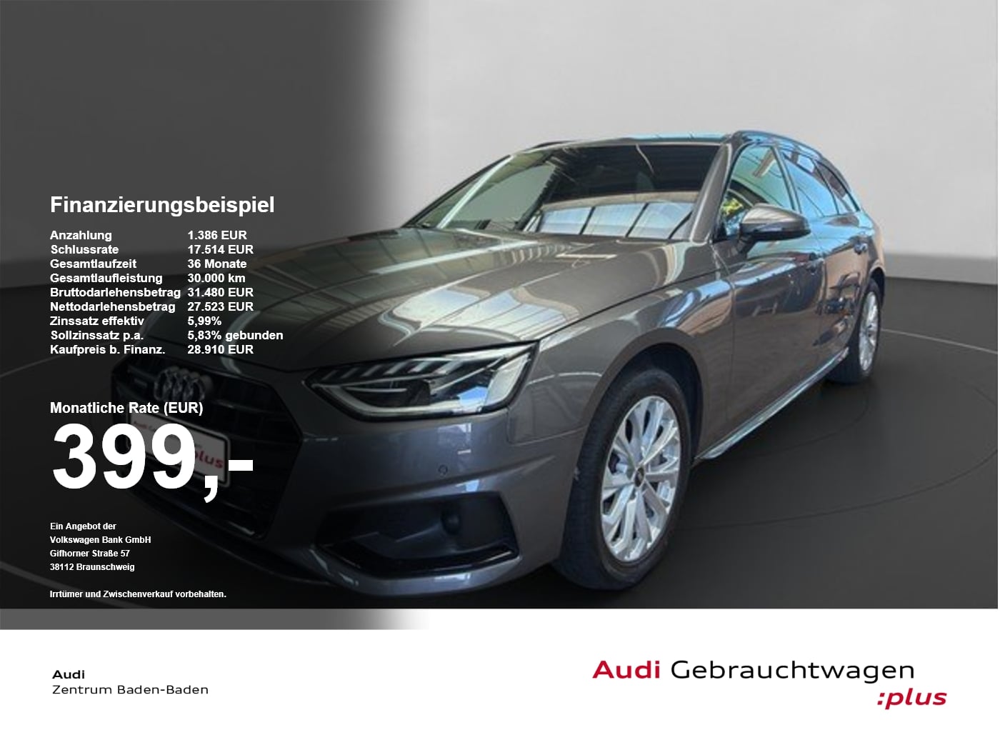 Audi A4 Avant 40 TFSI quattro advanced *LED*SOUND*ACC*