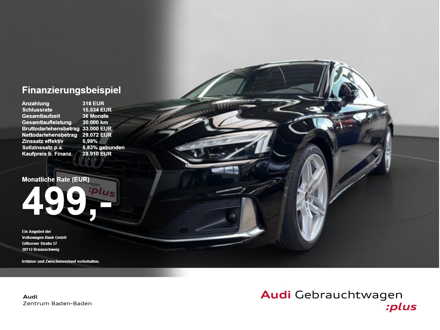 Audi A5 Sportback 40 TDI advanced *NAVI*MATRIX*KAMERA PDC ACC