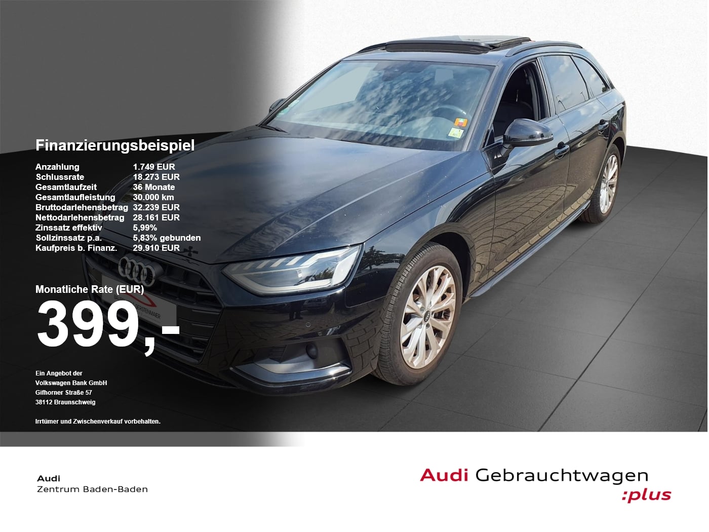 Audi A4 Avant 40 TFSI advanced *NAVI*LED*PANO*KAMERA* PDC