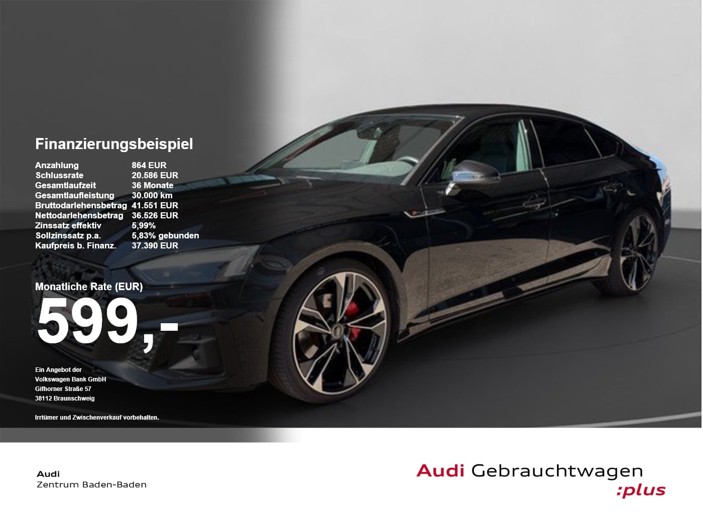 Audi A5 Sportback 40 TFSI quattro S line *MATRIX*B&O*