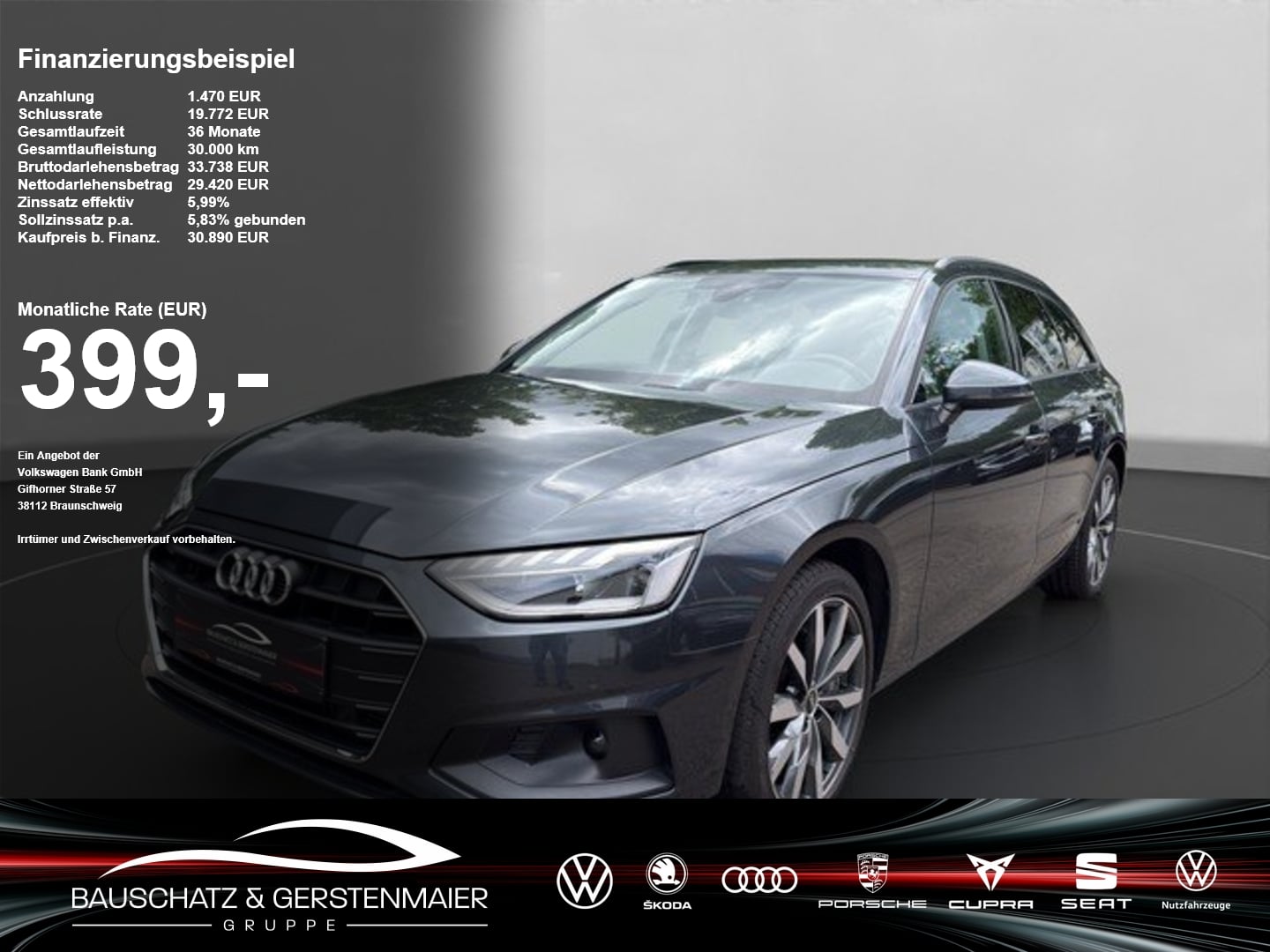Audi A4 Avant 40 TFSI S tronic *LED*NAVI*PDC*VIRTUAL* PDC DynLicht