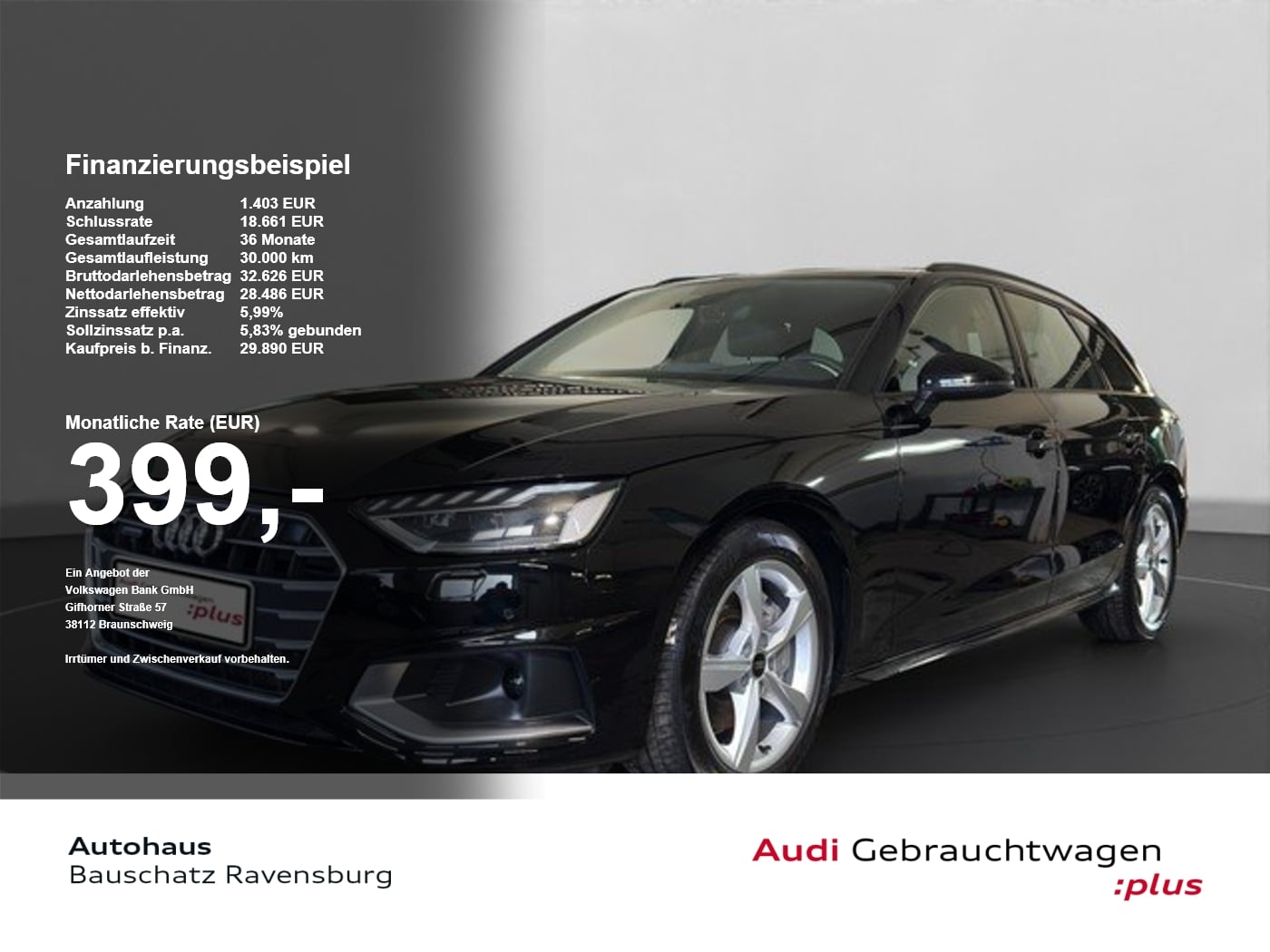 Audi A4 Avant 40 TDI quattro advanced *STHZG*MATRIX*