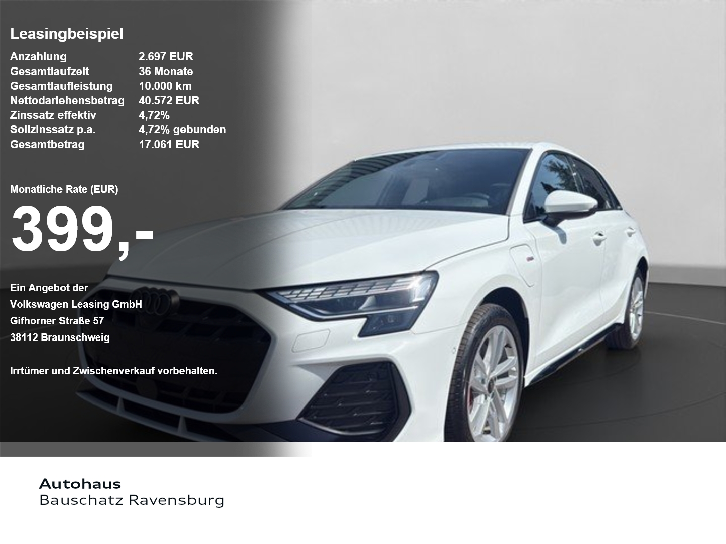 Audi A3 Sportback TFSI e 200 kW S line *LED*RFK*ACC*