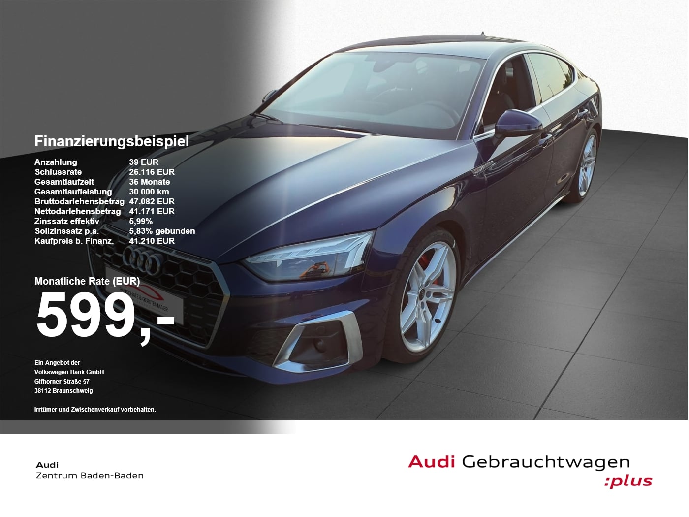 Audi A5 Sportback 50 TDI quattro S line *MATRIX*AHK*