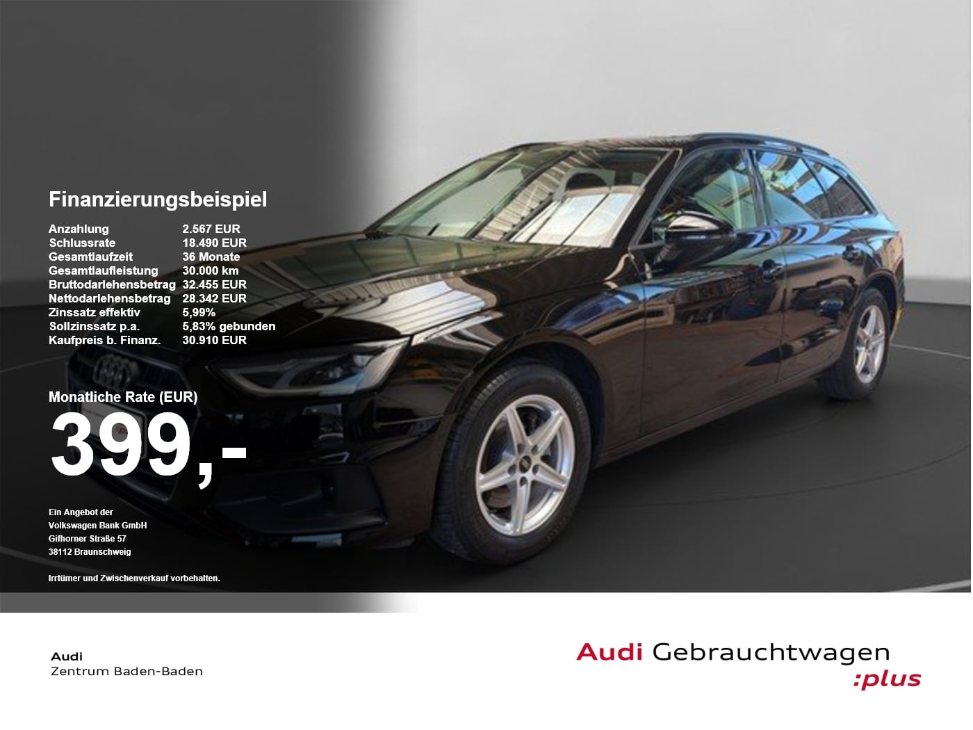 Audi A4 Avant 35 TDI S tronic *AHK*HUD*SOUND*ACC*360&deg;* PDC DynLicht