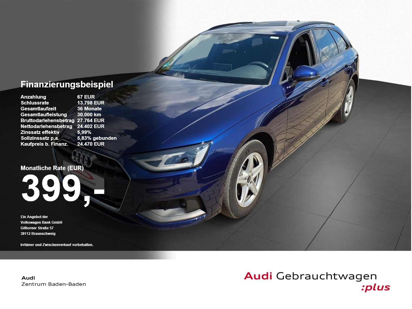 Audi A4 Avant 35 TDI *NAVI*MASSAGE*KAMERA*PRIVACY*SH* PDC DynLicht