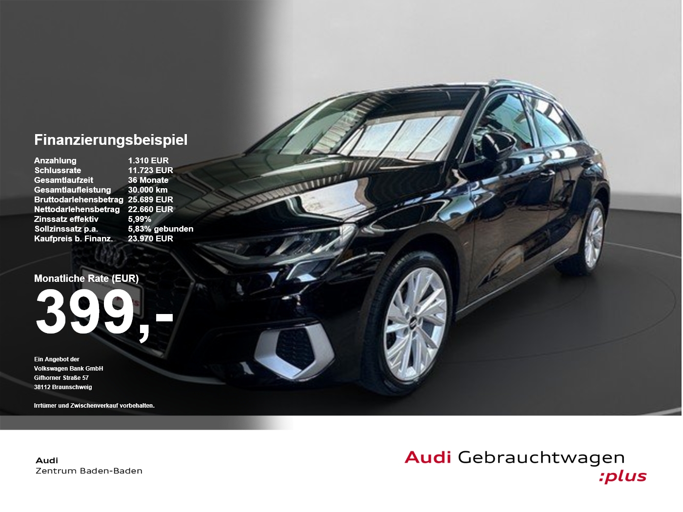 Audi A3 Sportb. 35 TDI advanced *NAVI*VIRTUAL*SOUND* DynLicht LM
