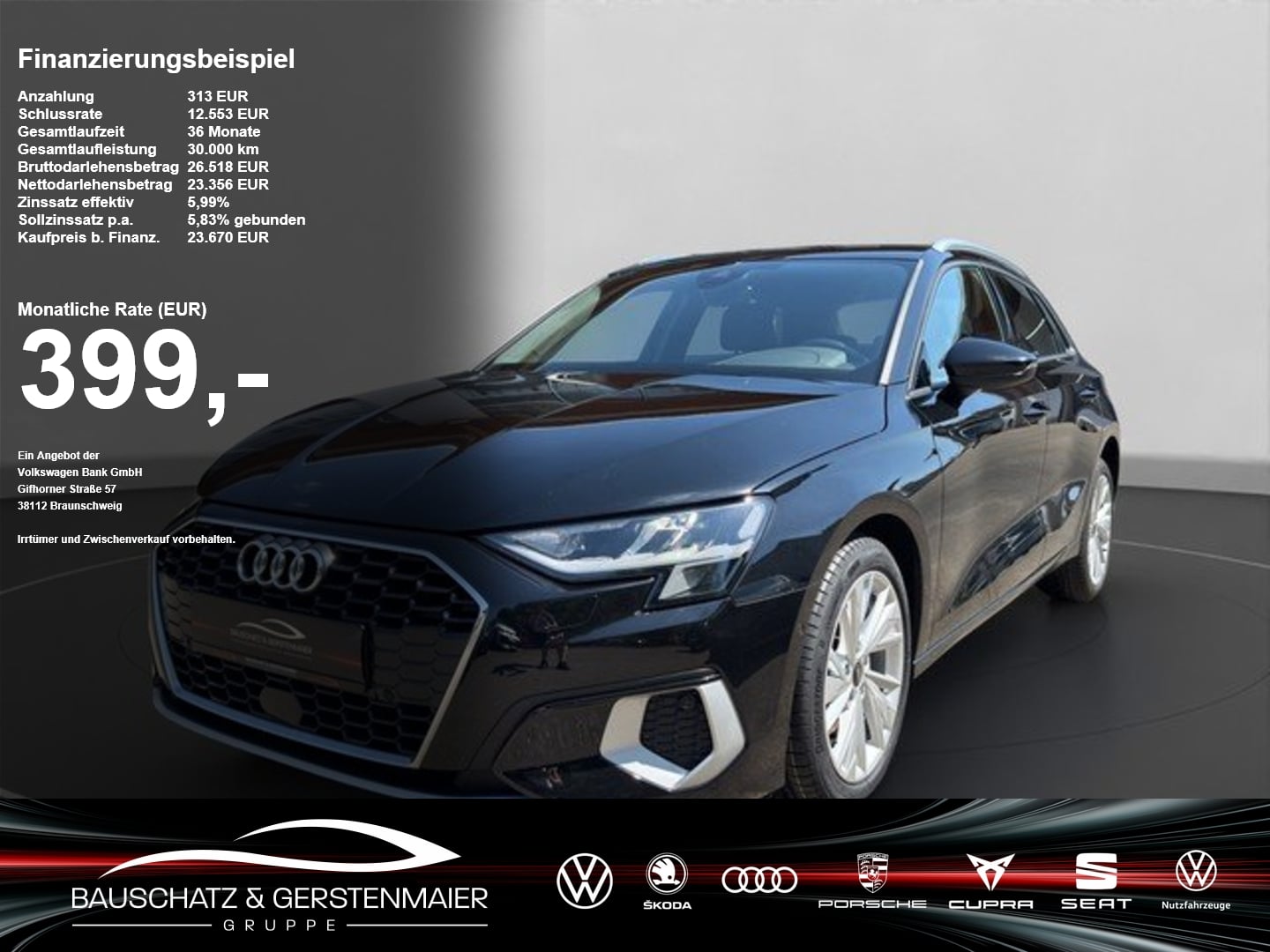 Audi A3 Sportback 35 TDI advanced *NAVI*VIRTUAL*SZH* DynLicht  LM