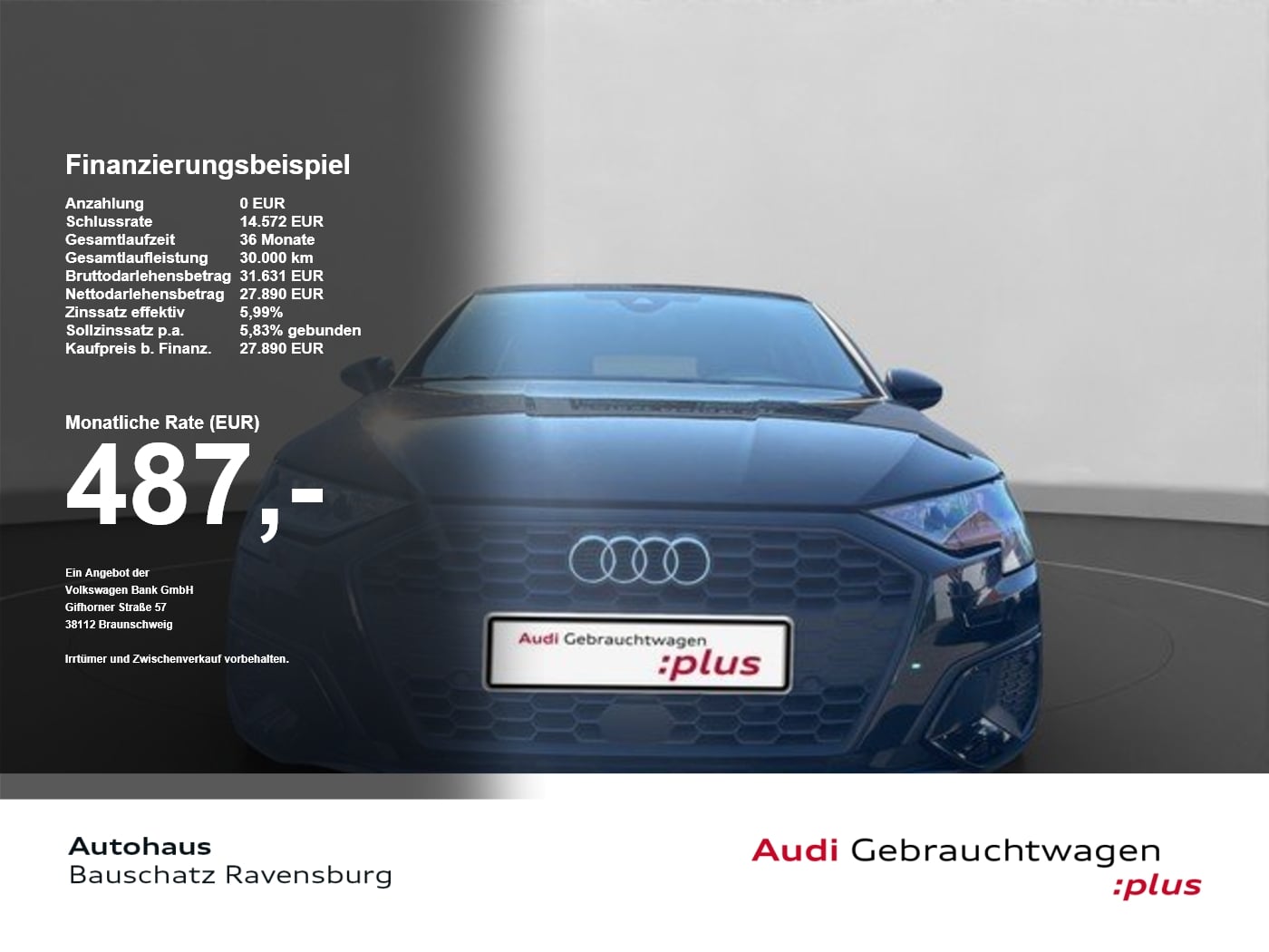 Audi A3 Sportback 35 TDI *AHK*ACC*GRA*VIRTUAL*NAVI* PDC ACC DynLicht SpurH