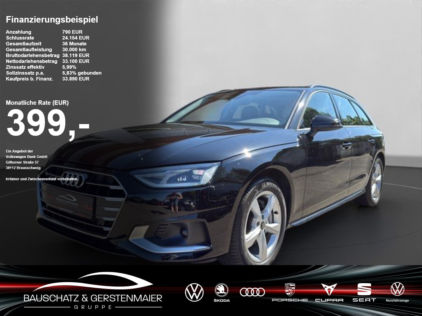 Audi A4 Avant 40 TDI quattro advanced *PANO*AHK*NAVI*