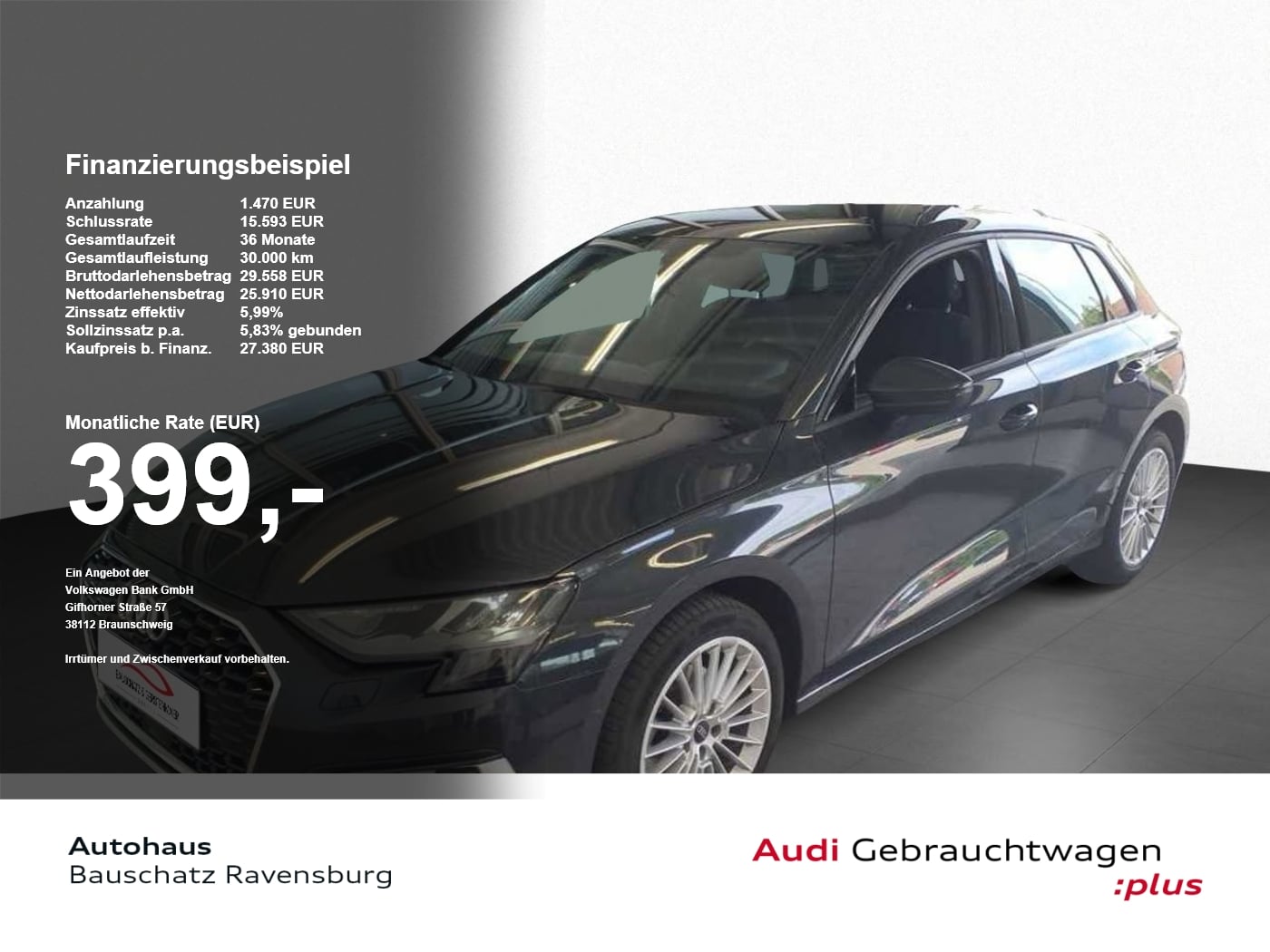 Audi A3 Sportback 35 TFSI advanced *NAVI*ACC*SOUND* ACC DynLicht