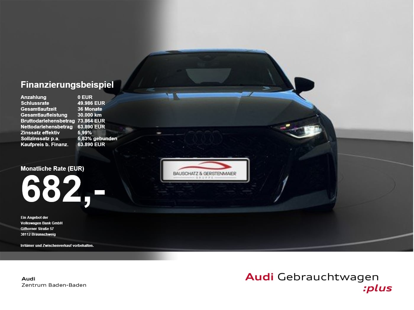 Audi RS 3 Lim. S tronic Schalensitze*RS-Abgas*Lack