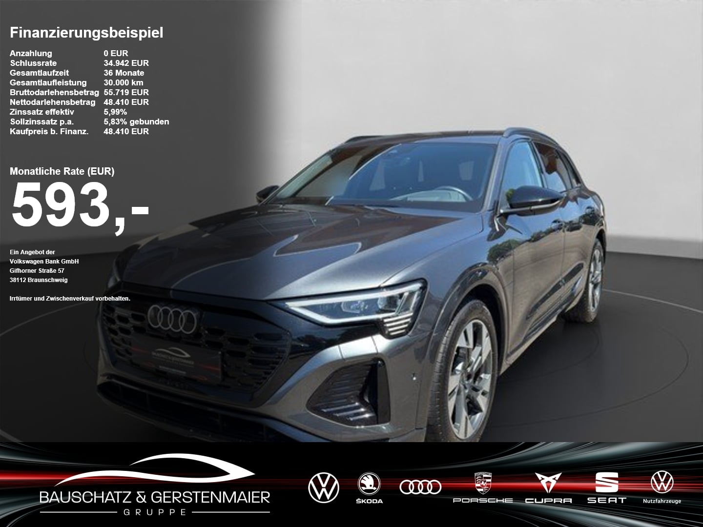 Audi Q8 e-tron 55 quattro S line MATRIX*OPTIK*HUD*ACC HUD MATRIX ACC